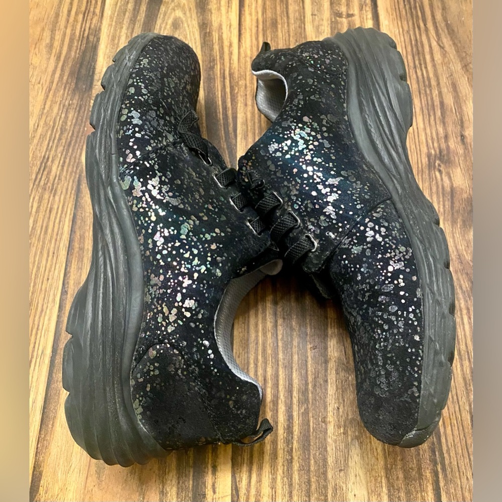 Nurse Mates Align Velocity Slip Resistant Shoes Holographic Glitter Size 9M $90 - Picture 4 of 7